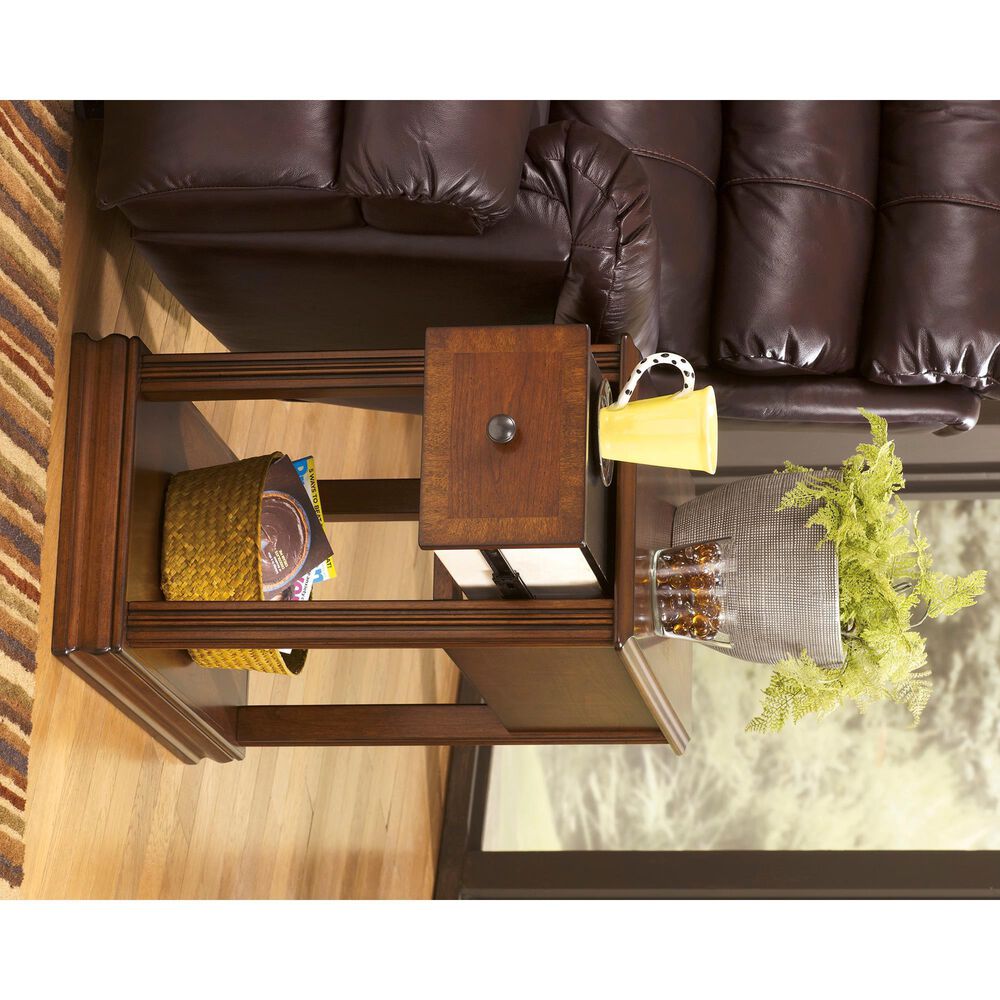 Ashley Breegin End Table in Brown, , large