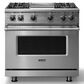 Viking Range 5 Series 36" Sealed Burner Gas Range in Stainless Steel, , large