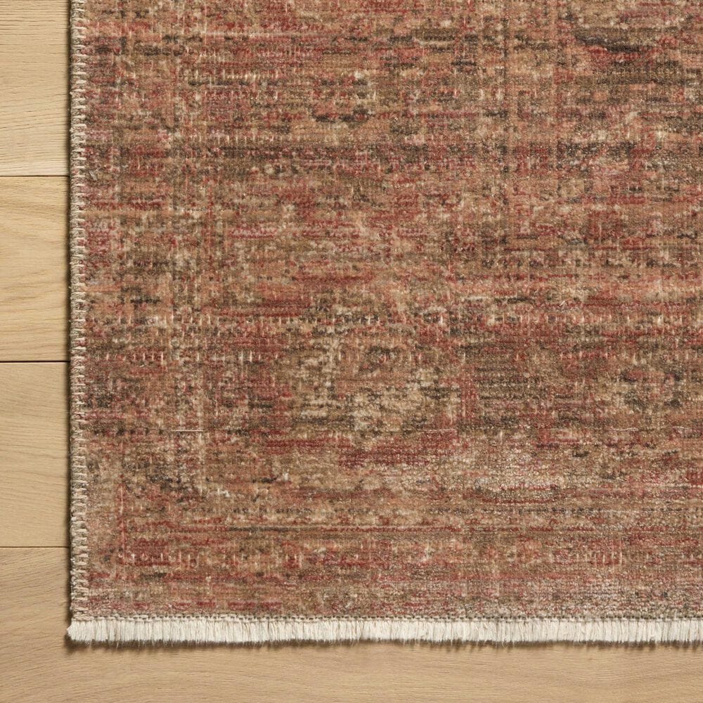 Amber Lewis x Loloi Molly Brick and Bark 2&#39;3&quot; x 3&#39;10&quot; Area Rug, , large