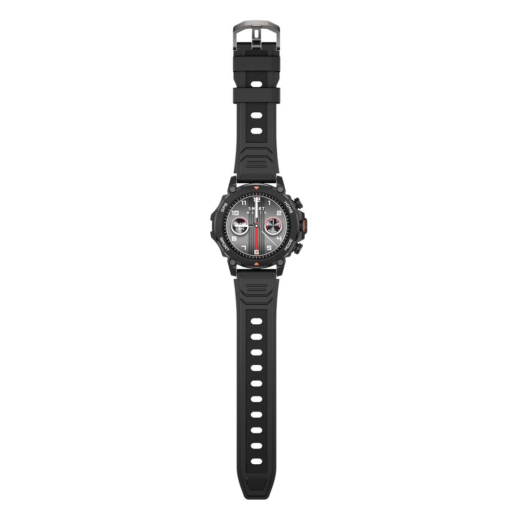 AuraFit Trek 1 GPS Sport Smartwatch in Black, , large