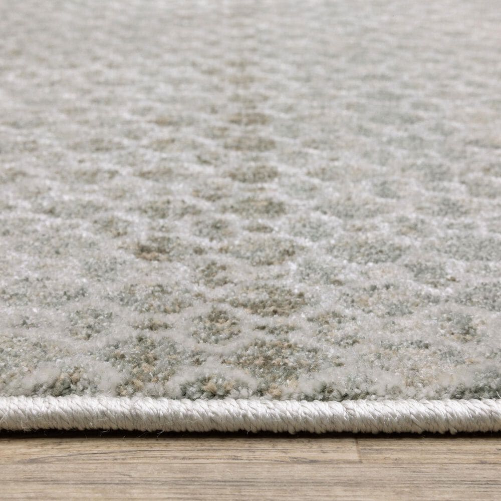 Oriental Weavers Mallory MAL04 Grey and Blue 3&#39;3&quot; x 5&#39; Area Rug, , large
