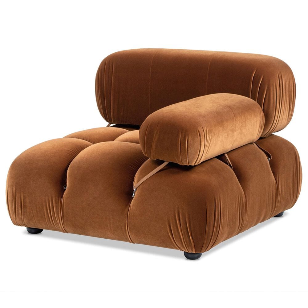 Jennifer Taylor Home Marcel Lounge Arm Chair in Burnt Orange, , large