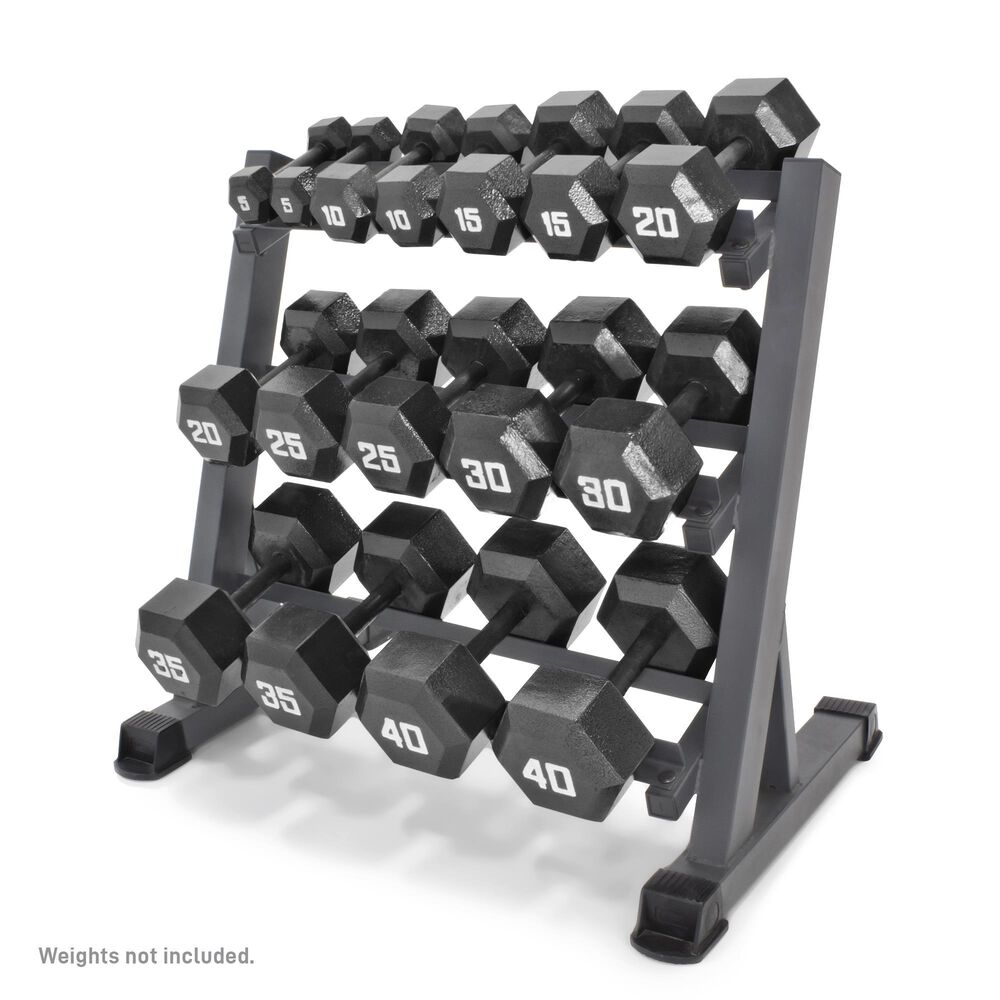 Impex, Inc Dumbbell Rack with Storage, , large