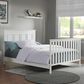 Oxford Baby Bennett 4-In-1 Convertible Crib in Rustic White, , large