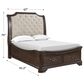 New Heritage Lyndhurst Queen Storage Bed in Walnut Brown, , large