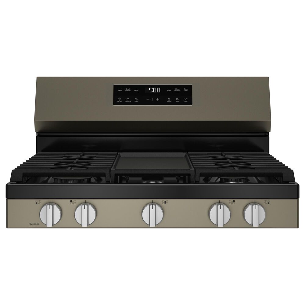 GE Appliances 30" Freestanding Gas Range with 5 Burners in Slate, , large