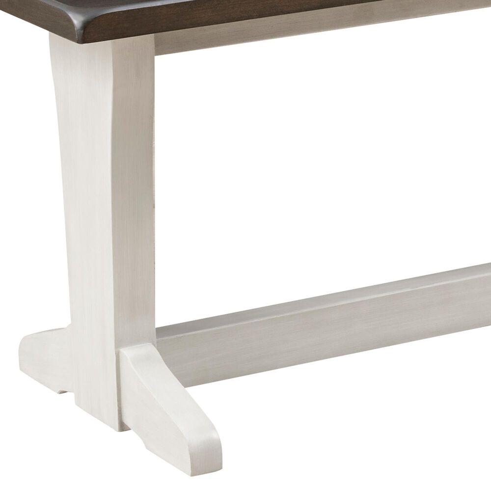 Ashley Darborn 62&quot; Bench in Light Gray and Brown Cherry, , large