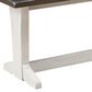 Ashley Darborn 62" Bench in Light Gray and Brown Cherry, , large