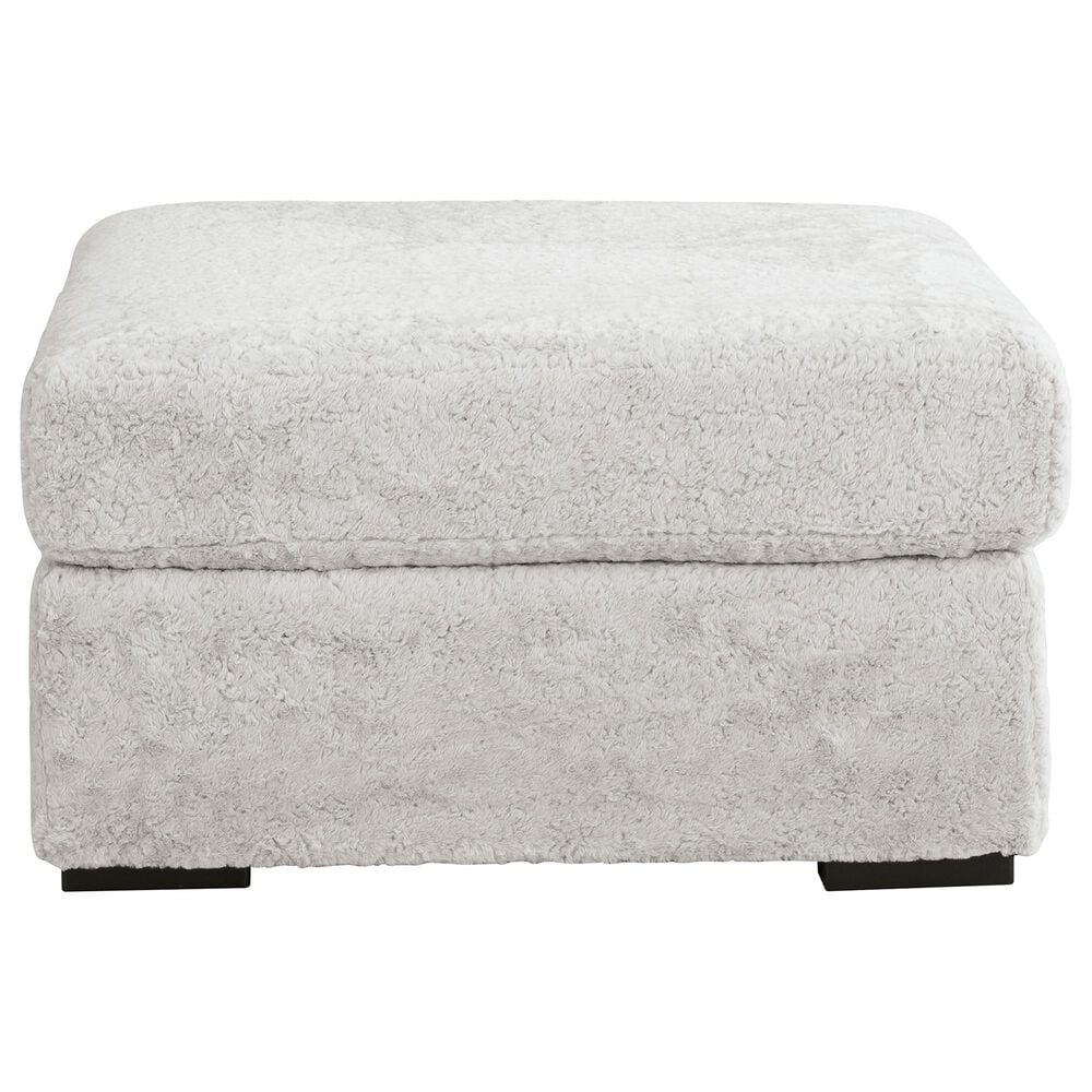 Ashley Cuddle Plush Oversized Accent Ottoman in Arctic, , large