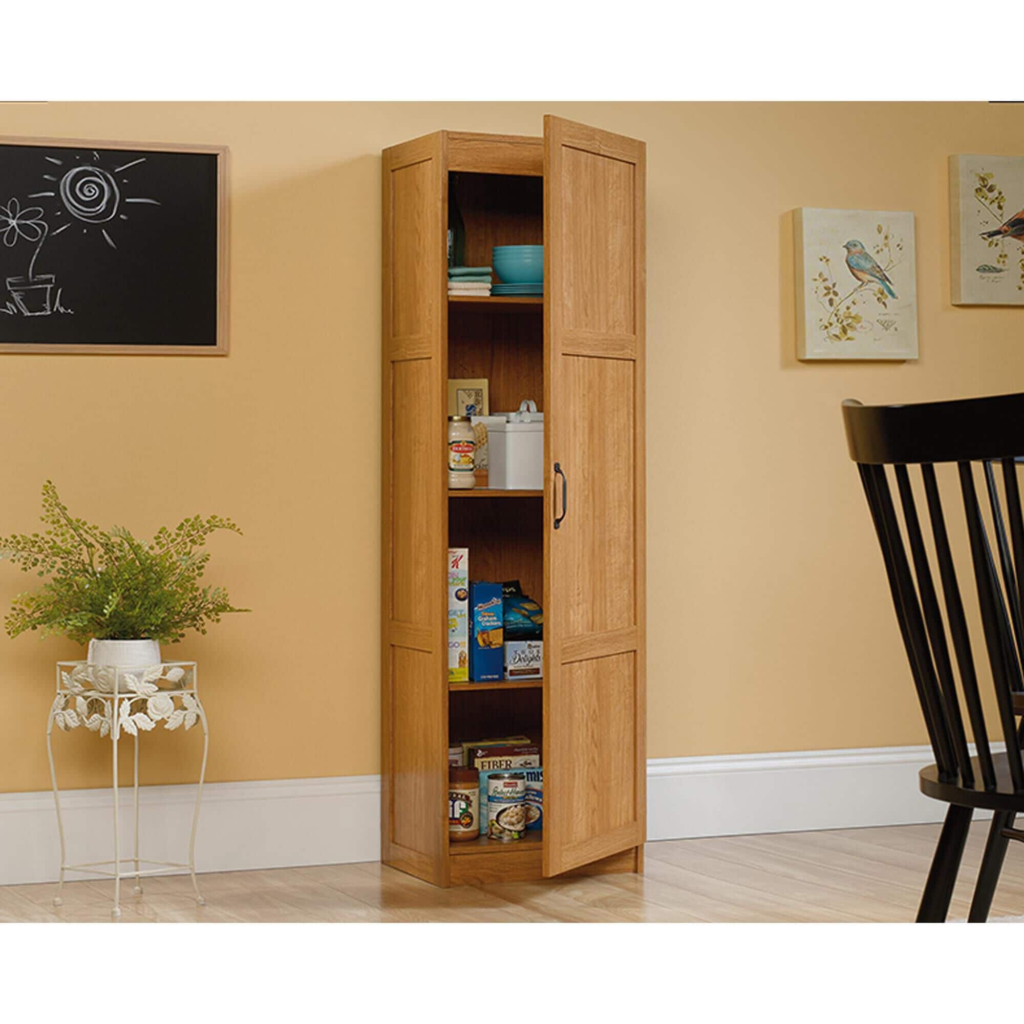 Sauder Select Storage Cabinet in Highland Oak