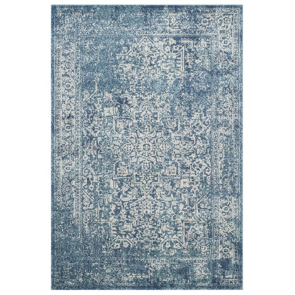 Safavieh Evoke EVK256C-4 4&#39; x 6&#39; Blue/Ivory Area Rug, , large