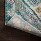 Loloi II Nadia NN-03 6"7" x 9"2" Aqua and Navy Area Rug, , large