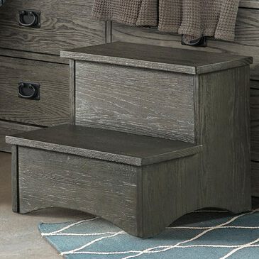 Hawthorne Furniture Oak Park Step Stool in Pewter, , large