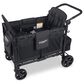 Wonderfold Elite Quad Stroller Wagon in Volcanic Black, , large