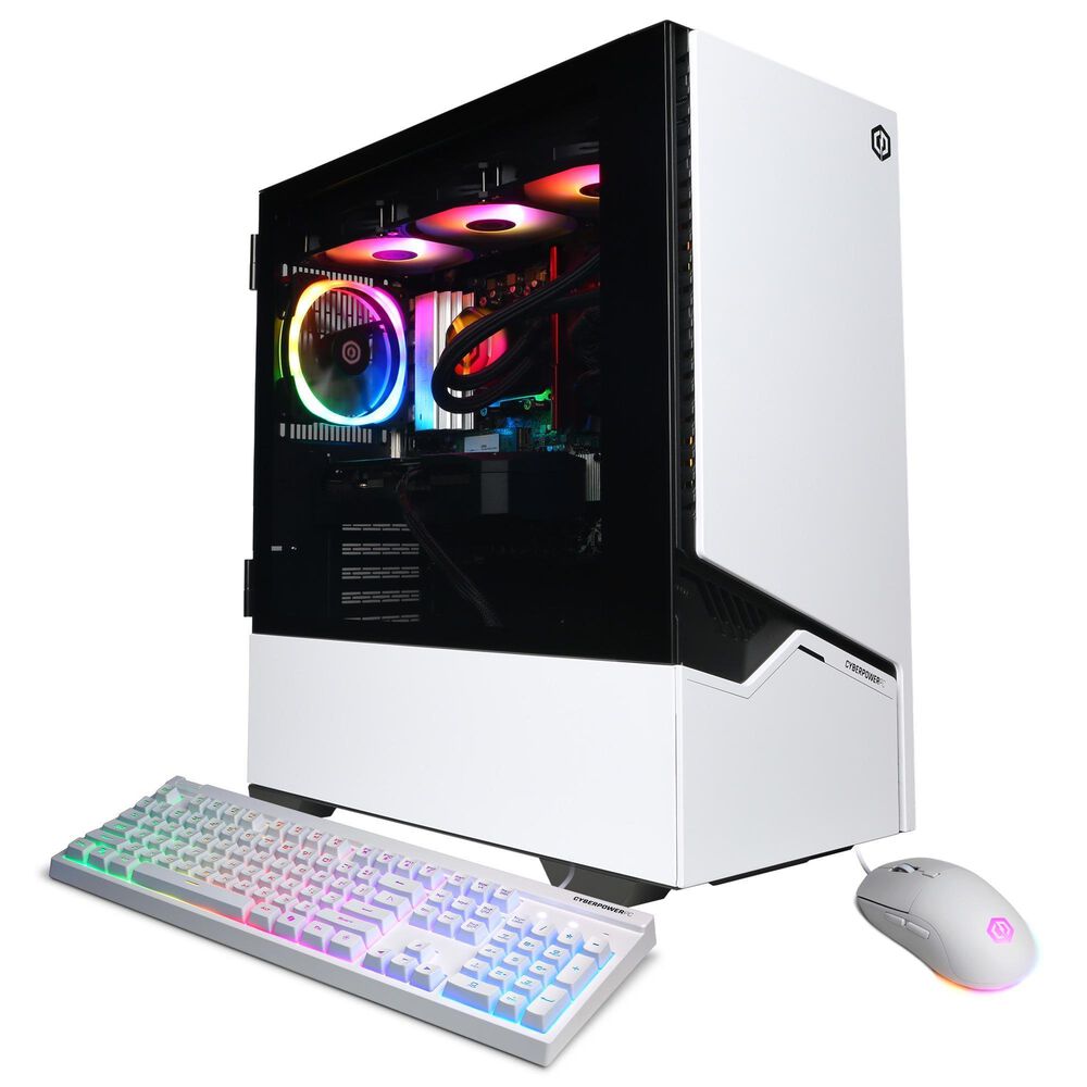 CyberPowerPC Gamer Xtreme Gaming Desktop PC | Intel Core Ultra 5 250KF Plus - 16GB RAM - NVIDIA GeForce RTX 5060 Ti Graphics - 1TB SSD in White, , large