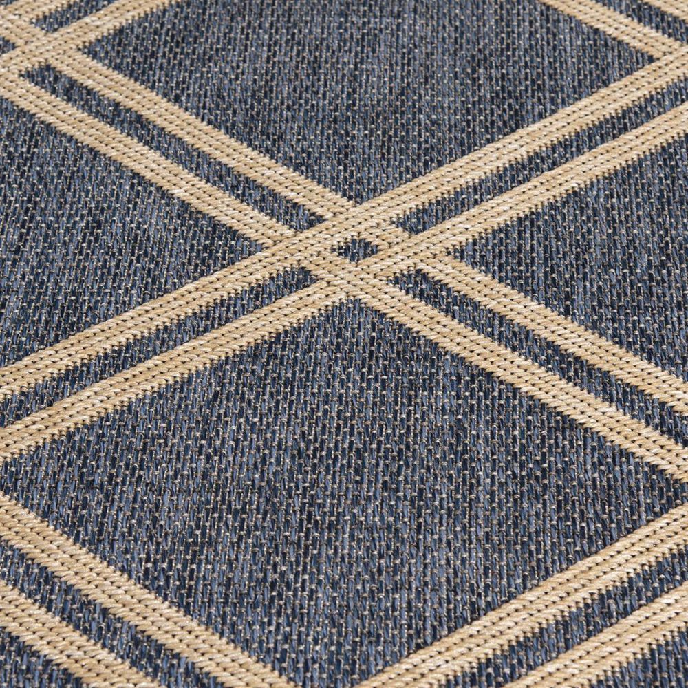 Trisha Yearwood Rug Collection Gather Minot 5&#39;3&quot; x 7&#39;7&quot; Cobalt and Natural Area Performance Rug, , large