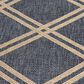 Trisha Yearwood Rug Collection Gather Minot 5"3" x 7"7" Cobalt and Natural Area Performance Rug, , large
