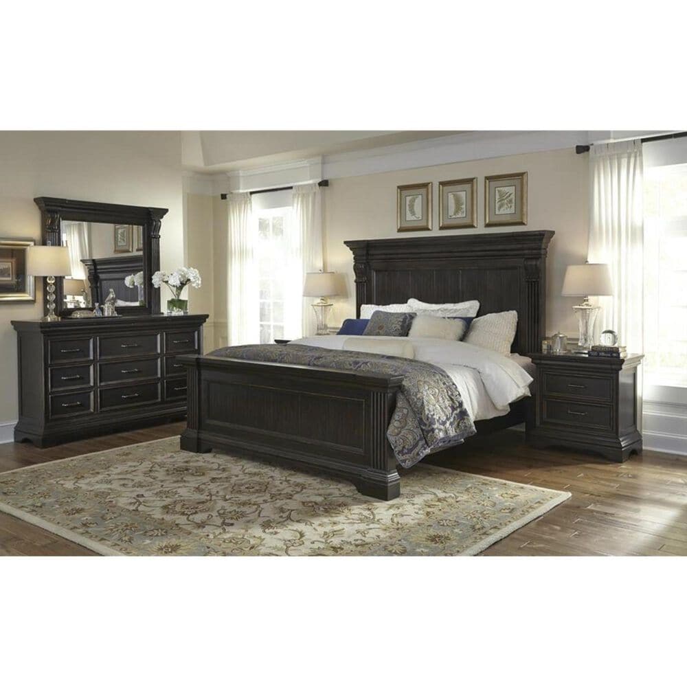 at HOME Caldwell 11 Drawer Dresser Only in Caldwell Dark Brown with Black, , large