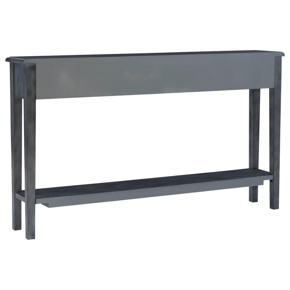 Linon Home Decor Sadie Console Table in Distressed Dark Grey, , large