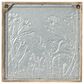 Maple and Jade 20" x 20" Eclectic Floral Wall Decor in White, Gold, Orange and Red (Set of 4), , large
