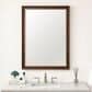 James Martin Vanities Glenbrooke 30" Rectangular Mirror in Mid-Century Walnut, , large