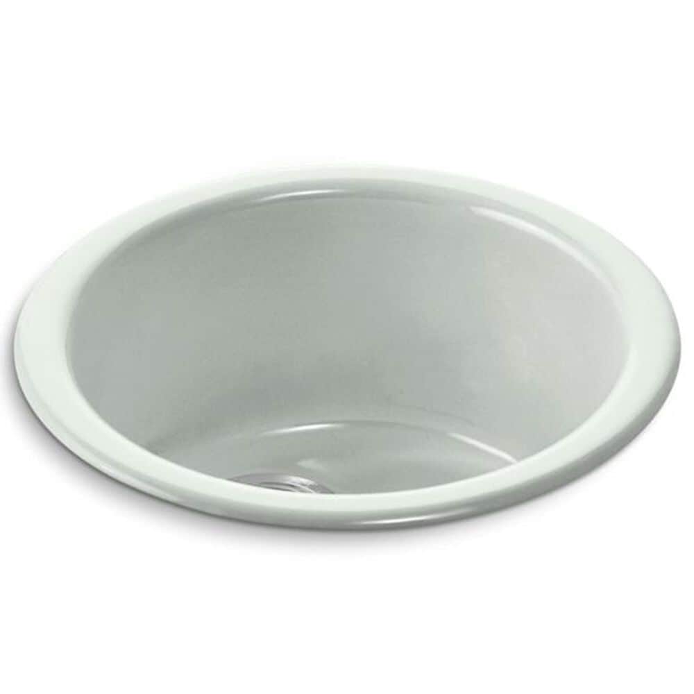 Kohler Porto Fino 18.5" Top-Undermount Single Bowl Bar Sinks in Sea Salt, , large