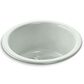 Kohler Porto Fino 18.5" Top-Undermount Single Bowl Bar Sinks in Sea Salt, , large
