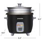 Proctor Silex 6-Cup Rice Cooker and Steamer in Black, , large