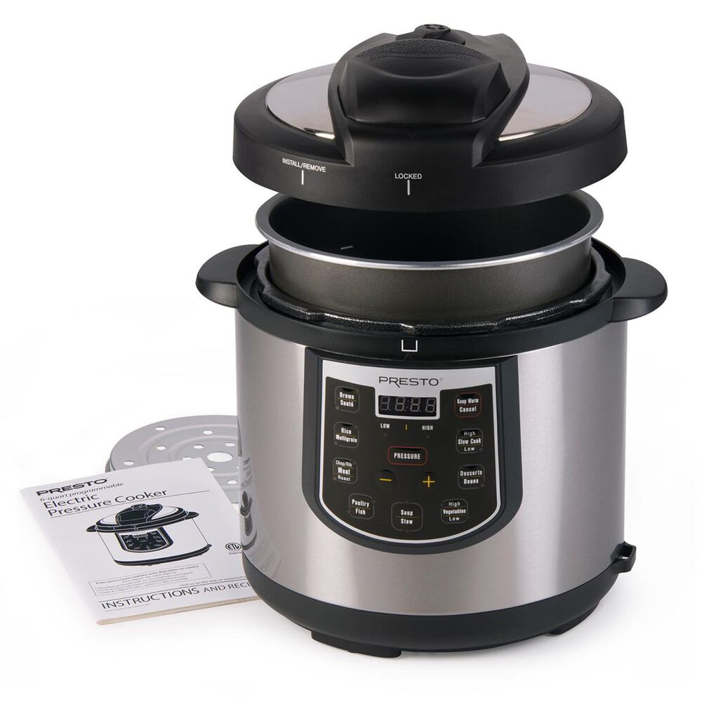 Presto Precise 6-Quart Electric Pressure Cooker Plus 02142