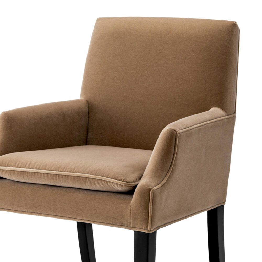 Eichholtz Clayton Arm Chair in Black, , large