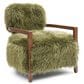 Furniture of America Lumir Long-Haired Accent Chair in Green, , large