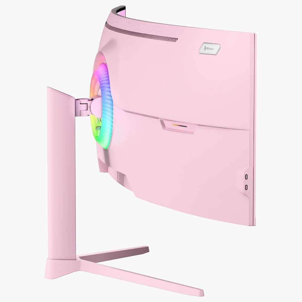 Arozzi Nova 49" Curved VA 165Hz Ultrawide Gaming Monitor in Pink, , large