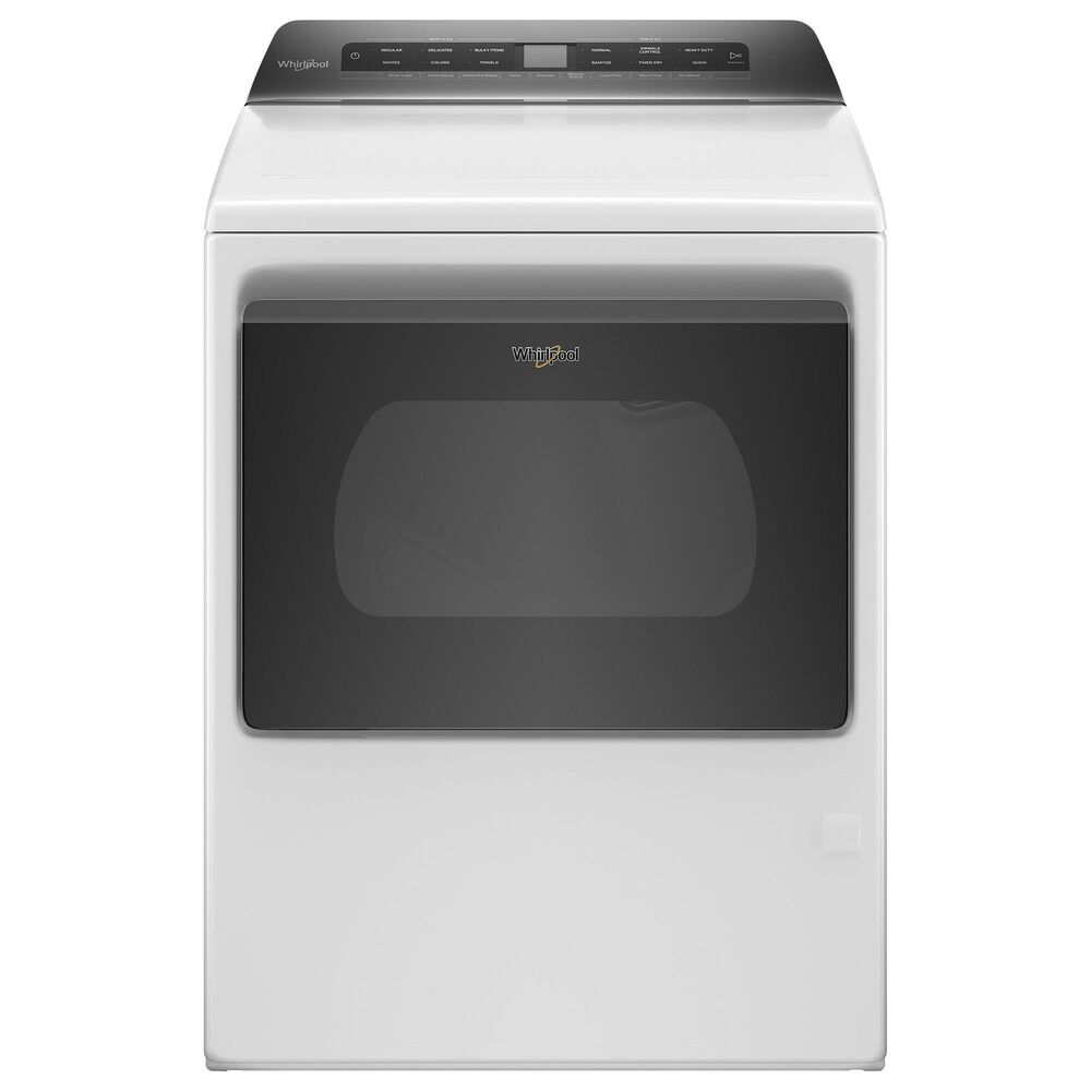 Whirlpool 4.8 Cu. Ft. Top Load Washer + 7.4 Cu. Ft. Front Load Electric Dryer in White, , large