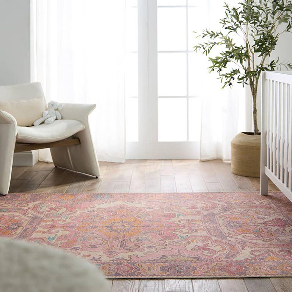 Jaipur Garcia Elar 5&#39; x 8&#39; Mellow Rose and Semolina Area Rug, , large