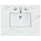 James Martin Vanities Breckenridge 30" Single Bathroom Vanity in Bright White with 3 cm Ethereal Noctis Quartz Top and Rectangular Sink, , large