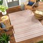 Surya Eagean EAG-2423 Rust, Ivory, Dusty Pink and Dusty Coral 8"10" x 12" Indoor/Outdoor Area Rug, , large