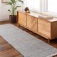Surya Sara SRU-2300 2"6" x 8" Light Slate, Charcoal, Brown, Seafoam, Medium Gray and Teal Runner, , large