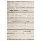 RIZZY Nova Silver, Ivory, Beige and Brown 3" x 10" Runner, , large