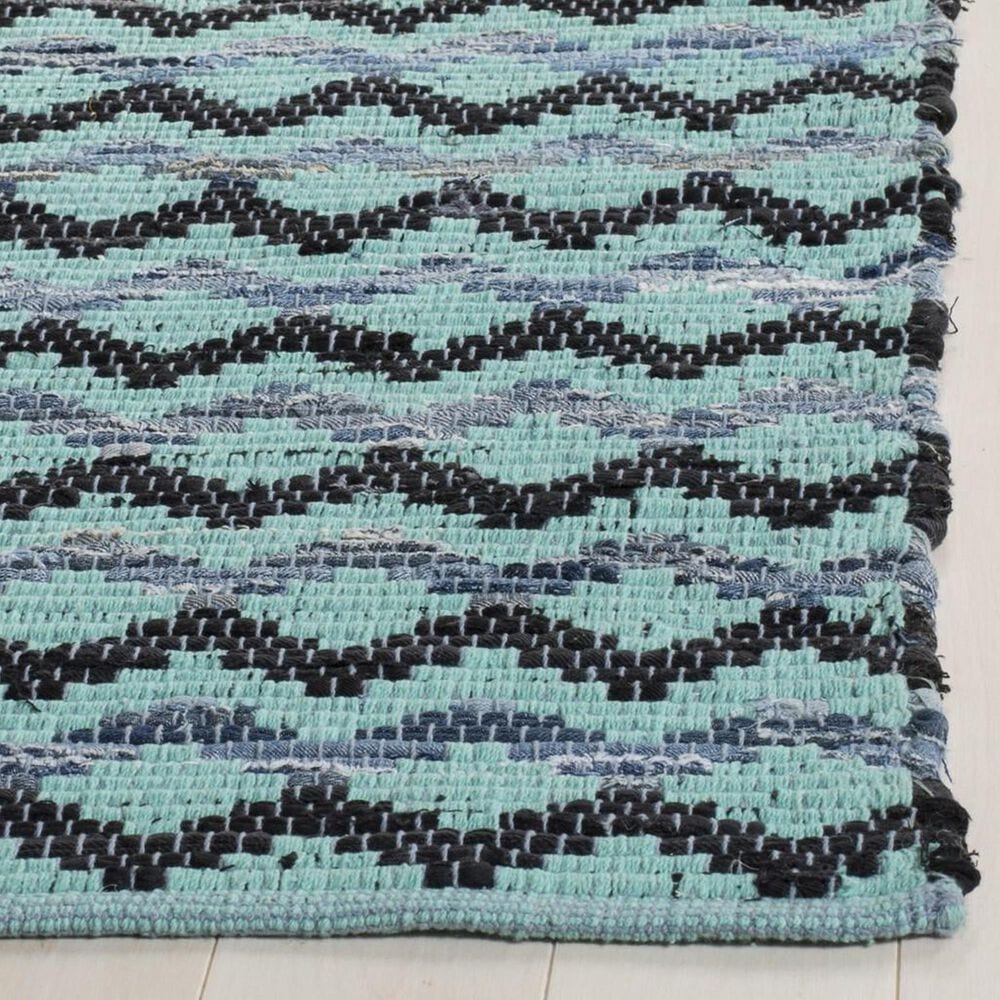 Safavieh Montauk 8&#39; x 10&#39; Turquoise, Blue and Black Area Rug, , large