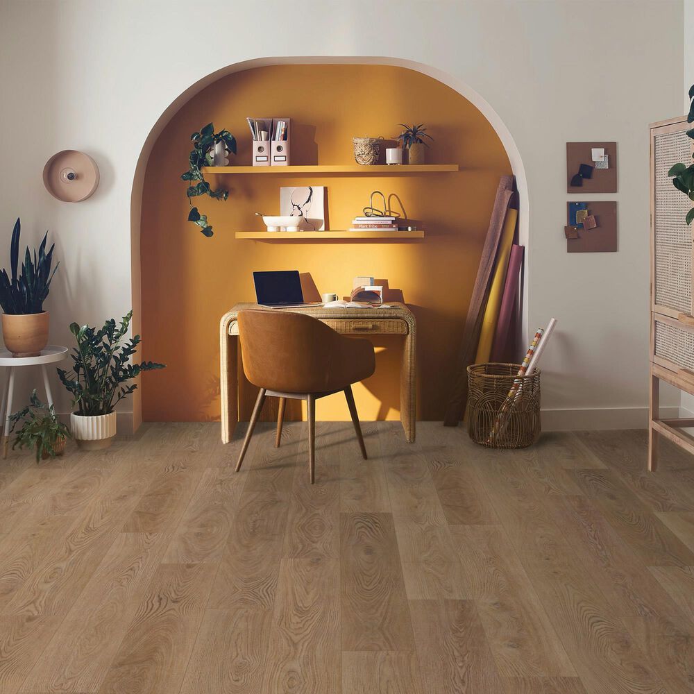 US Floors Originals Premium Saddle Oak 8.7" x 72" Luxury Vinyl Plank, , large
