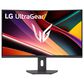 LG 32" UltraGear QHD 1440p 180Hz Curved Gaming Monitor in Black, , large