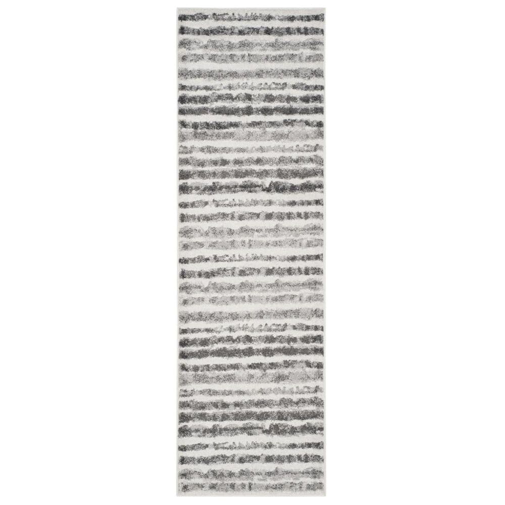 Safavieh Adirondack ADR126N 2"6" x 10" Ivory and Charcoal Runner, , large