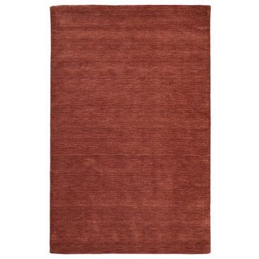 Feizy Luna 8" Round Rust Area Rug, , large