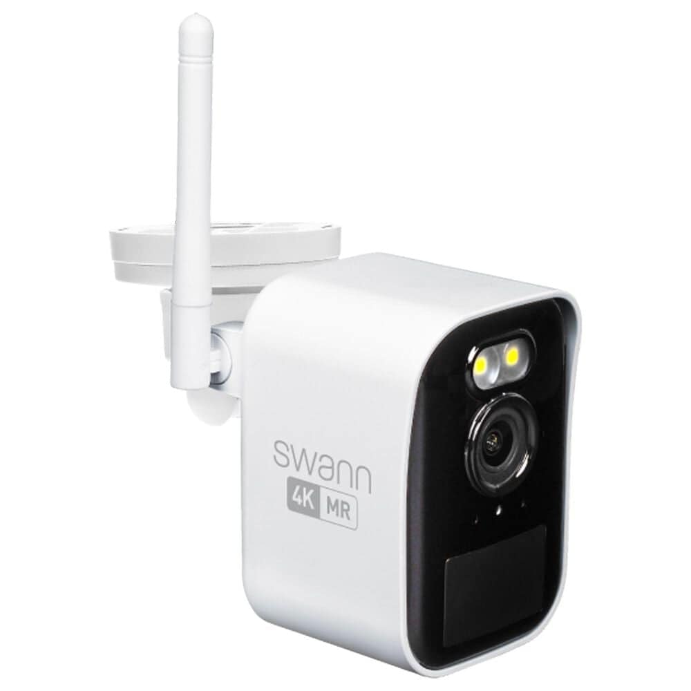 Swann MaxRanger4K Mini Long-Range Add-On Wireless Security Camera in White, , large