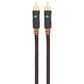Helios 3-Piece Powermax 8 AC Outlet Surge Protector and 50" 14-Gauge Speaker Wire with Black Series 16" Subwoofer Cable in Black, , large