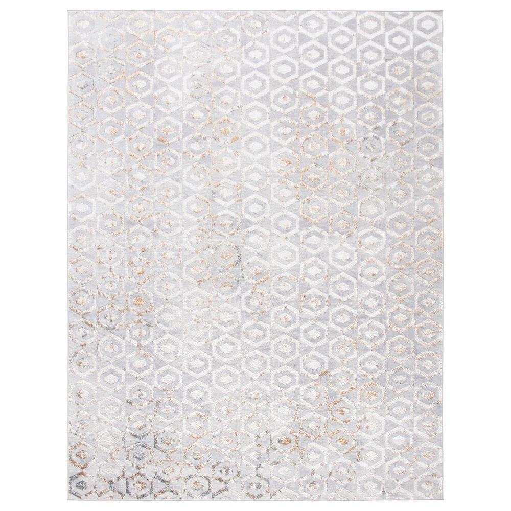 Safavieh Orchard 9" x 12" Grey and Gold Area Rug, , large