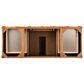 James Martin Vanities Brittany 60" Single Bathroom Vanity in Saddle Brown with 3 cm Victorian Silver Quartz Top and Rectangular Sink, , large
