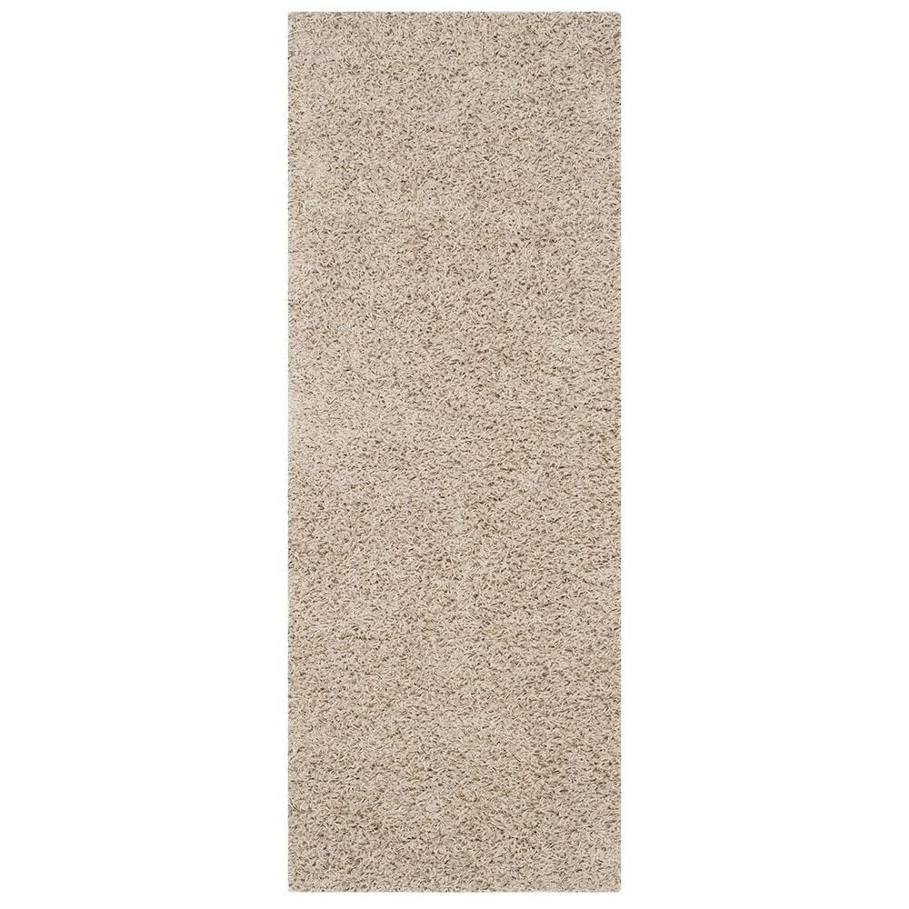 Safavieh Athens Shag SGA119G-26 2"3" x 6" Beige Runner, , large