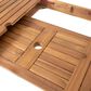 Hearth and Haven 7-Piece Outdoor Expandable Dining Set with Beige Cushions in Natural, , large