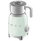 Smeg 20 Oz Retro Style Milk Frother in Pastel Green and Polished Chrome, , large